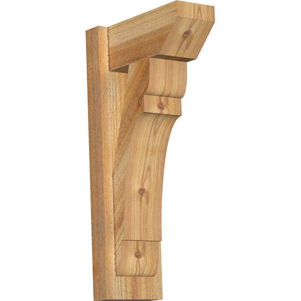 Ekena Millwork Olympic Slat Rough Sawn Outlooker, Western Red Cedar, 6"W x 12"D x 24"H OUT06X12X24OLY06RWR - main